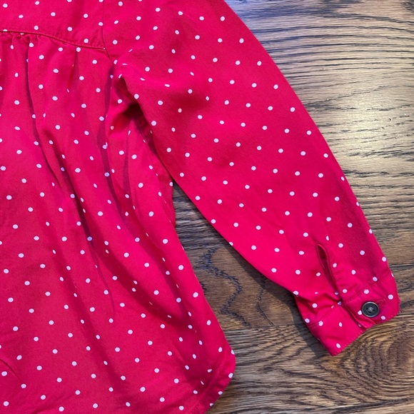Old Navy Red Polka Dot Top - Picture 9 of 10